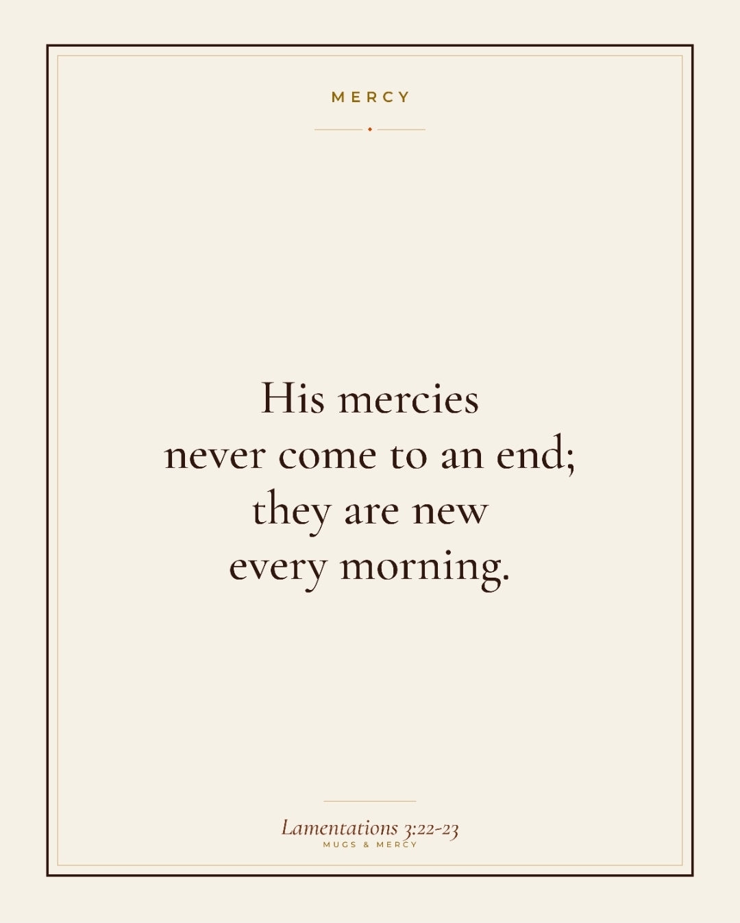 "New Every Morning" — Printable Scripture Wall Art (Digital Download)