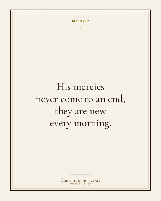 "New Every Morning" — Printable Scripture Wall Art (Digital Download)